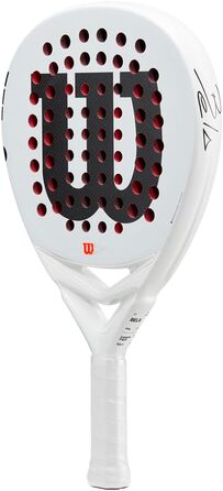 Падель ракетка Wilson Bela LT V2.5, карбон/EVA, 355 г, біла