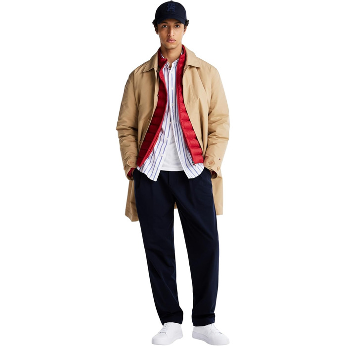 Чоловічі шкіряні кросівки Tommy Hilfiger FM0FM05367, 42 EU, білий колір