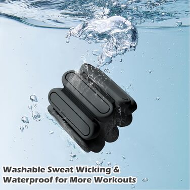 Набір манжет для ніг та зап'ясть Jueachy 1 кг (2 шт. по 0.5 кг) - для фітнесу, йоги, аеробіки, пілатесу. Чорний колір