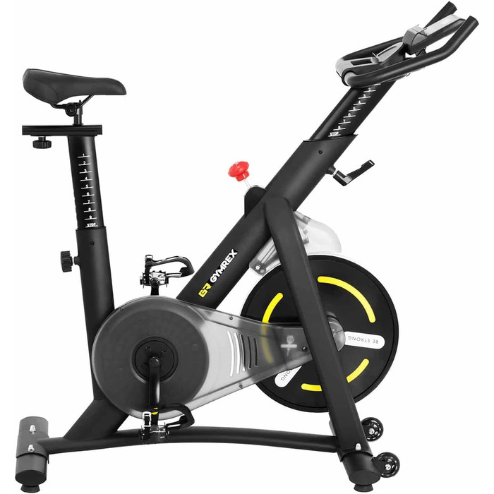 Gymrex GR-MG13: Велотренажер для дому з маховиком 13 кг, до 110 кг, LCD дисплей