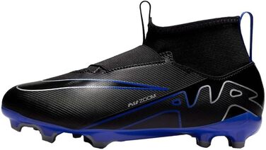 Дитячі футбольні бутси Nike Zoom Superfly 9 Acad FG/MG, 38 EU, чорно-синьо-сірі