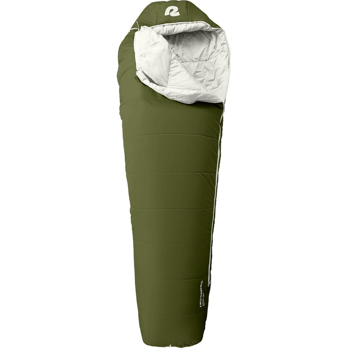 Спальний мішок Retrospec Dream 15°C, мумія, для кемпінгу, Juniper, Long