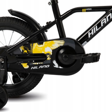 Дитячий велосипед Joystar Hawk, 16 дюймів, чорний, ножні гальма