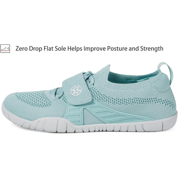 Eagsouni Барфутижні кросівки для чоловіків та жінок, фітнес, Outdoor, зручні, легкі, дихаючі, широка передня частина, спортивні, для бігу по вулицях, антиковзаючі, розмір 38 EU, зелені