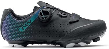 Жіночі шосейні велотуфлі Northwave Core Plus 2, чорний, іридесцентний, 37 EU