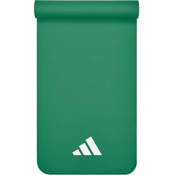Adidas килимок для фітнесу та йоги 7мм, нековзкий, темно-зелений, для дому та спортзалу