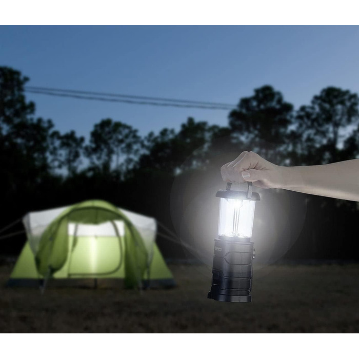 Semptec Ліхтарі для виживання Urban Survival Technology: Набір 2 шт. LED кемпінгові ліхтарі, зарядка від динамо, сонячної батареї та USB (ліхтарі-кришки, ліхтарі на ручку, power bank)