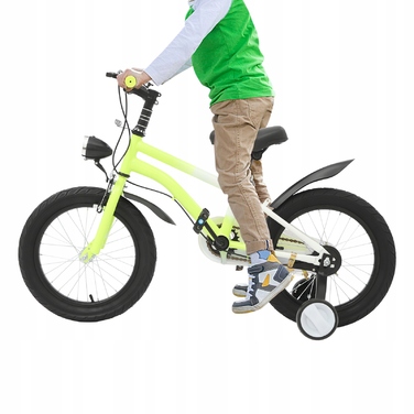 Дитячий велосипед 16 дюймів з підсвіткою та додатковими колесами