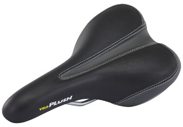 Сідло велосипедне Velo Plush Foam Sportsattel чоловіче чорне для гірського велосипеда 2020