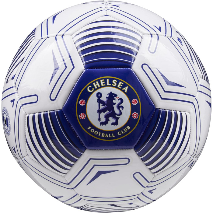 Футбольний м'яч Chelsea FC, офіційний, розмір 5, біло-синій, подарунок для фанатів