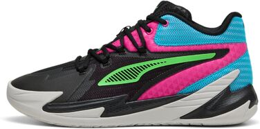 Баскетбольні кросівки Puma Dagger для чоловіків, 41 EU, чорний/флуоресцентний рожевий