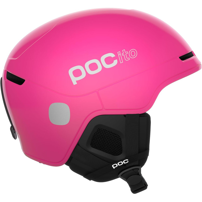 Дитячий лижний та сноубордичний шолом POC POCito Obex MIPS з RECCO, флуоресцентно-рожевий, XXS (48-52 см) – легкий, регульований захист для дітей