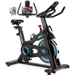 Велотренажер Wenoker: тихий ергометр з LCD-монітором, підставка для планшета, до 140 кг