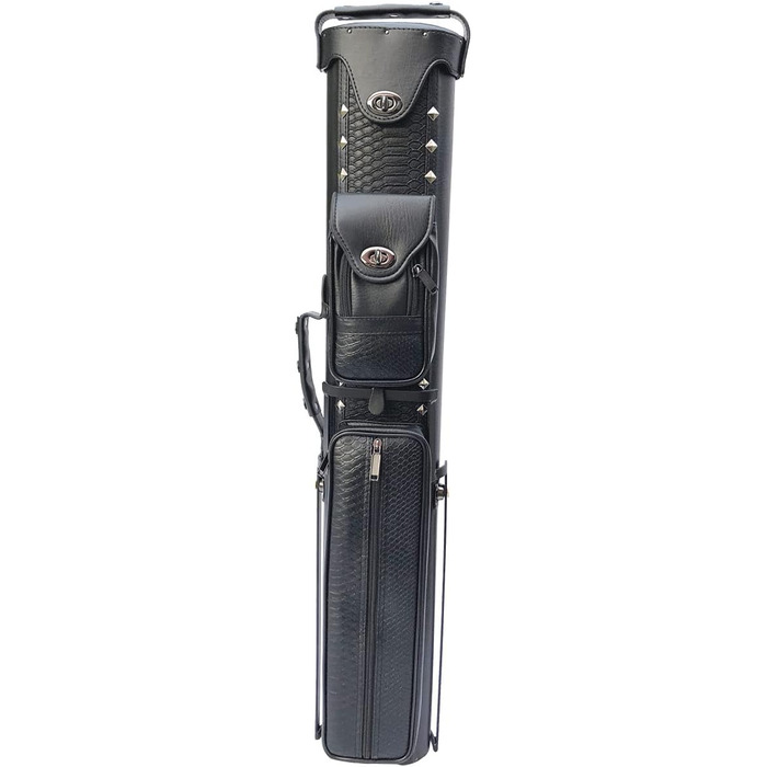 Billardqueue-Koffer Champion Sport Co 2x4 Premium: для київ, 2 насадки, 4 ручки, чорний, з підставкою