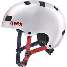 Велошолом Uvex Kid 3 для підлітків, унісекс, сріблястий, 55-58 см
