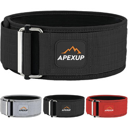 APEXUP пояс для важкої атлетики, шкіряний, для тренувань у спортзалі