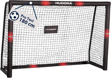 HUDORA футбольні ворота Pro Tect 180x120 см для дітей та дорослих, з сіткою, захисна піна, вуличні, преміум-якість