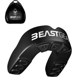 Захист для зубів Beast Gear - для боксу, ММА, регбі, кікбоксингу, дзюдо, карате, хокею та бойових мистецтв. Зручна коробка для зберігання. Захищає зуби, ясна та щелепу.