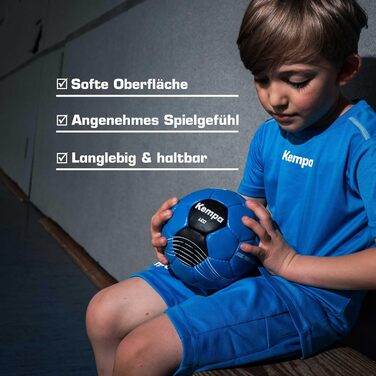 М'яч для гандболу Kempa Leo | Дитячий та дорослий, для тренувань та гри | Розміри 0-3