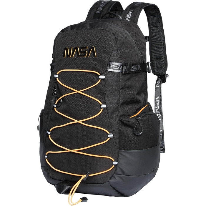 Рюкзак NASA Neon-Pro, чорний, міський стиль, універсальний