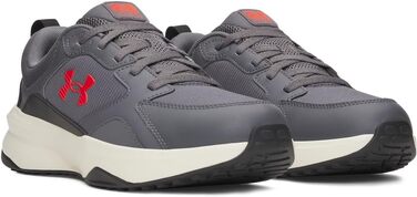 Чоловічі тренувальні кросівки Under Armour Charged Edge (сірі/білі/червоні, розмір 24 EU)