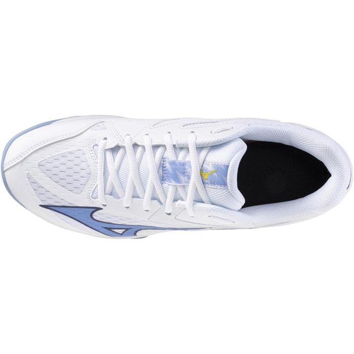 Жіноче волейбольне взуття Mizuno Thunder Blade Z для залу, біле/синій, артикул V1GA237097