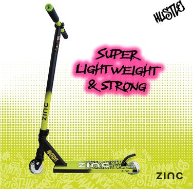 Дитячий трюковий ролер Hustle: легкий, з професійним кермом, підшипниками ABEC та колесами 100 мм