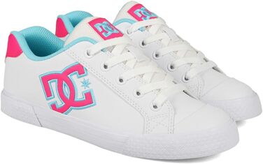 Черевики DC Shoes Chelsea для жінок (36 EU, білий, рожевий, блакитний)