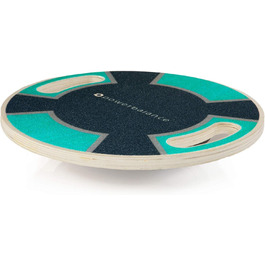 RPM Power Balance Wobble Board – баланс-борд з масиву дерева для тренування м'язів кора, зміцнення ніг і верхньої частини тіла, Greencross