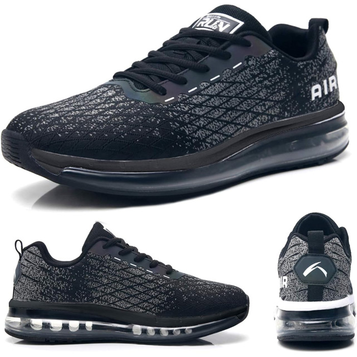 Кросівки для бігу Azooken: чоловічі та жіночі, для занять спортом, джогінгу, тенісу, бігу по вулицях, активного відпочинку, фітнесу, трейлраннінгу. Розміри 36-47. Кольори: білий, синій, чорний.