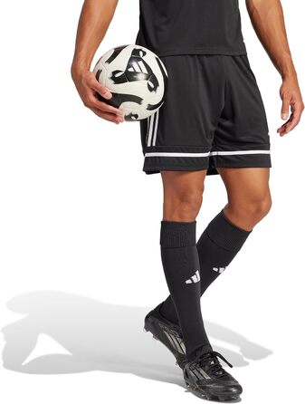 Чоловічі футбольні шорти adidas Squadra 25, чорні (Black/White), розмір L