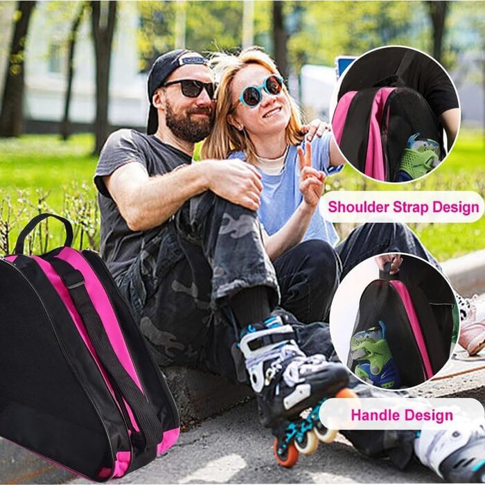 Роликова сумка, рожева, Oxford-тканина, для дорослих та дітей