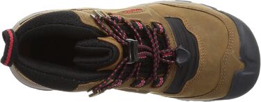 KEEN Ridge Flex Mid - водонепроникні трекінгові черевики для дітей, 29 EU, Bison Red Carpet