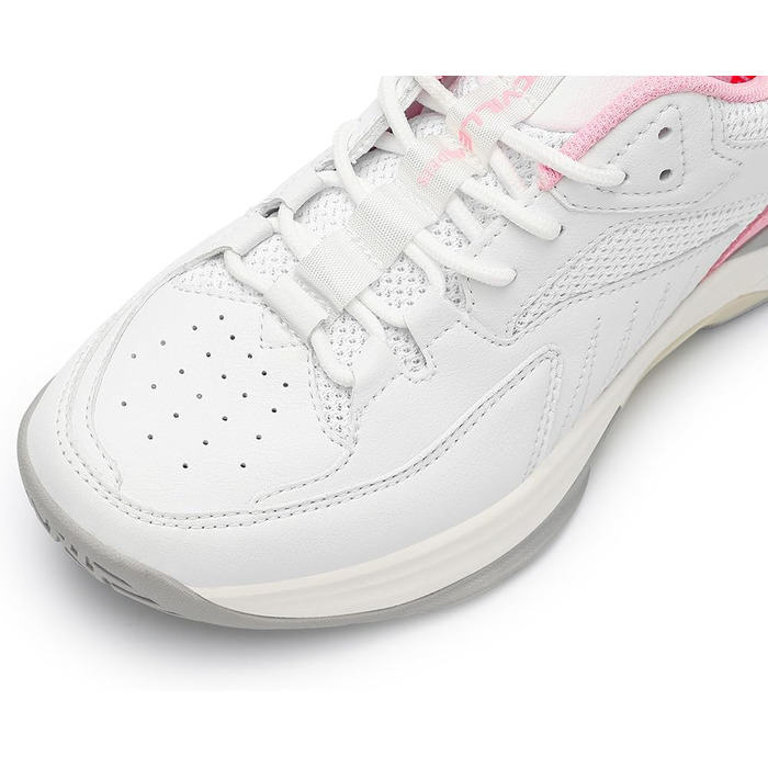 Тенісні кросівки FitVille для жінок, широка модель, для залу, дихаючі, для тенісу, бадмінтону, фітнесу, ходьби. Кольори: авокадо, сірий, білий, рожевий. Розмір EU 36 (широкий)