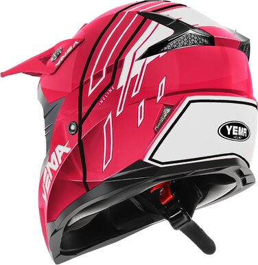 Мотошолом повнолицевий Yema YM-915 для даунхілу, ендуро, квадроциклів, MTB, BMX, сертифікат ECE, для дорослих, унісекс, розмір S, QR