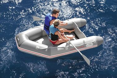 Надувний човен Bestway Hydro-Force Caspian Pro 280x152x42 см для 3 дорослих і 1 дитини, комплект для спорту