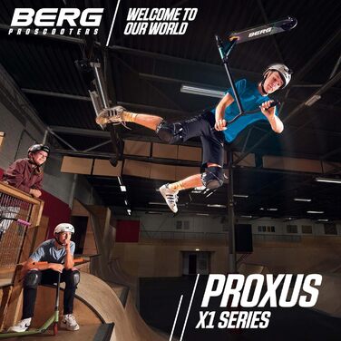 Скутер для трюків BERG Proxus X1: легкий, стабільний, з IHC компресією, ABEC 9, для дітей