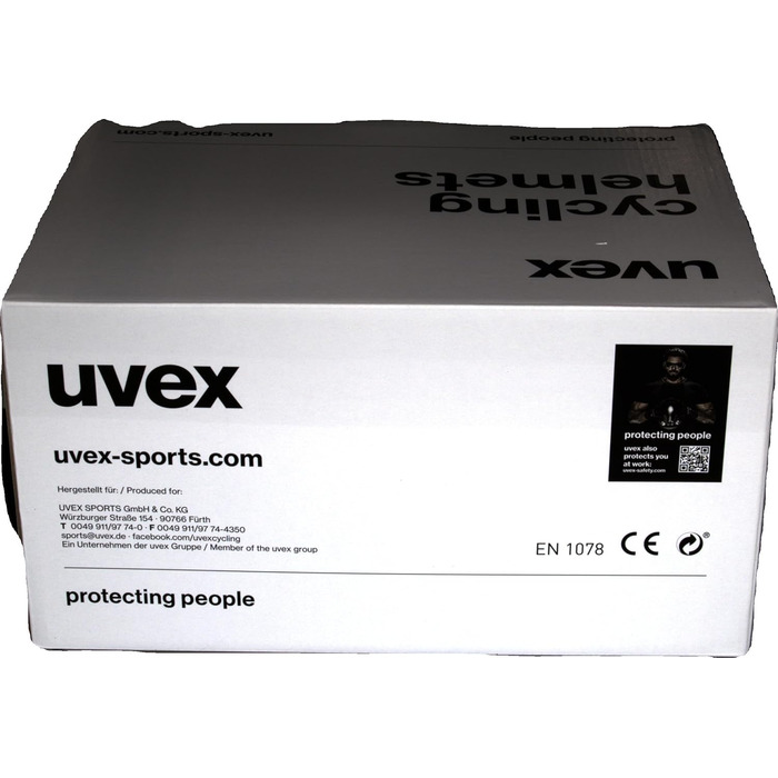 Універсальний захисний шолом uvex flash для дорослих, регульований розмір 57-61 см, чорний, легкий, знімна підкладка