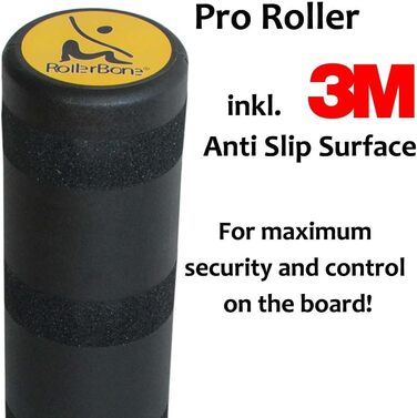 Балансборд RollerBone 1.0 Pro Set з Softpad та килимком для тренувань, балансувальна дошка