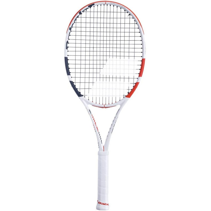 Тенісна ракетка Babolat Pure Strike Team 2019, без струн, біло-чорно-червона, розмір 2