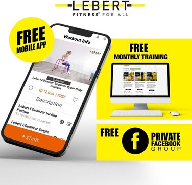 Леберт Фітнес Паралельні бруси для віджимань та висів - станція для тренувань вдома та в гаражі. Ідеально для гімнастики, калістеніки, силових тренувань. Чорний колір