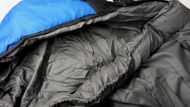 Спальний мішок Active DESERT250 екстремальний -12°C, 215 см, Ripstop, синій/сірий/зелений