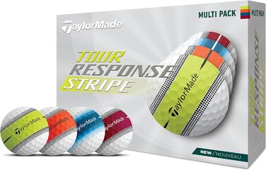 Гольф-м'ячі TaylorMade Tour Response Stripe Multipack 2022 (24 шт.)