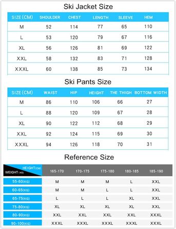 Чоловічий зимовий комбінезон для сноубордингу та катання на лижах. Водонепроникний, вітронепроникний, ізольований. Розмір M, колір блакитний