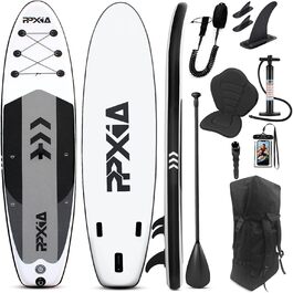 Надувний SUP Board (Stand Up Paddle Board) для дітей та дорослих, 320/335x84x15 см, до 200 кг, повний комплект, м'ятний колір