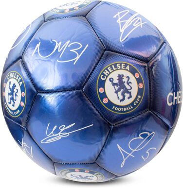 Офіційний футбольний м'яч Chelsea FC Hy-Pro, металевий, розмір 5, для тренувань та матчів, колекційний, для дітей і дорослих