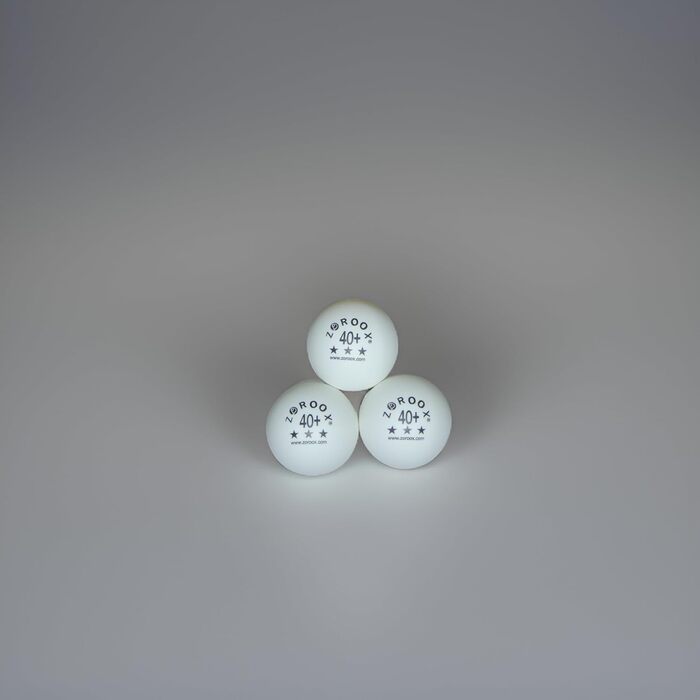 Набір тенісних м'ячів ZOROOX 72 шт. | 40+ | 3 зірки | ABS, для гри в приміщенні та на вулиці