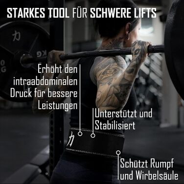 Пояс для пауерліфтингу Strength Shop 10мм з важільною застібкою, сталевою пряжкою, чорний-білий, для тренувань, підтримка спини та захист хребта, IPF сертифікований