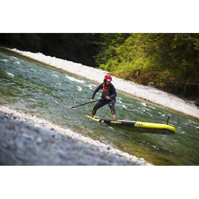 Надувний SUP Aqua Marina Sport Rapid 9.6 – дошка для сплаву річками та по течії, жовта, 289.6 x 84 x 15 см