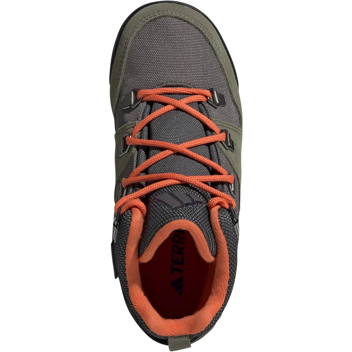 Зимові черевики adidas Terrex Snowpitch Cold.rdy для жінок та чоловіків (31 EU, Olive Strata Wonder White Orange)